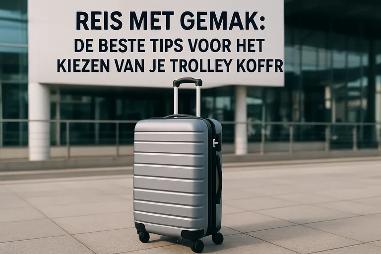 Reis met gemak: de beste tips voor het kiezen van je trolley koffer