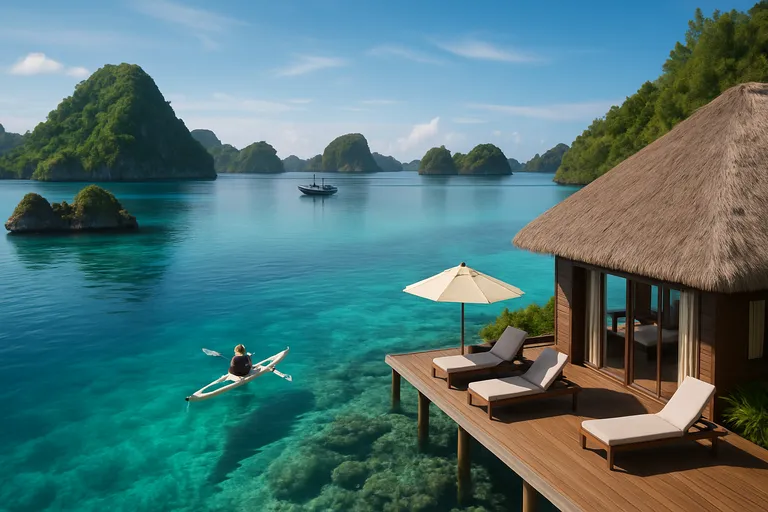 Raja ampat: een luxe ervaring in het paradijs